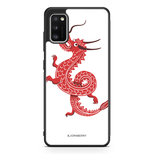 Bjornberry Skal Samsung Galaxy A41 - Röd Drake
