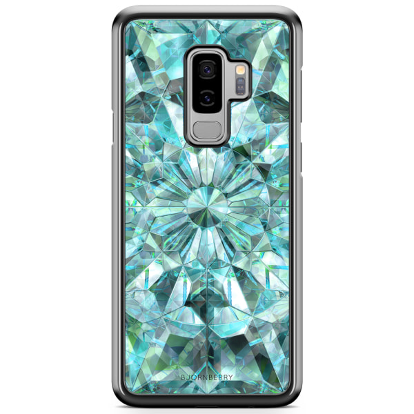 Bjornberry Skal Samsung Galaxy S9 Plus - Gröna Kristaller