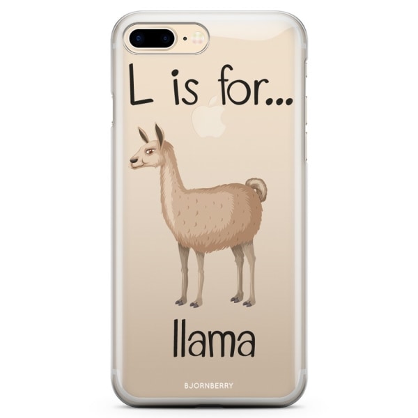 Bjornberry iPhone 7 Plus TPU Skal - L is for Lama