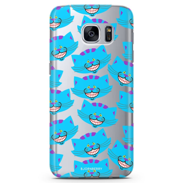 Bjornberry Samsung Galaxy S7 Edge TPU Skal -Blå Katter