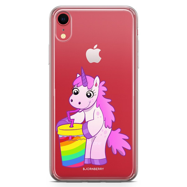 Bjornberry Hybrid Skal iPhone XR  - Drickande Enhörning