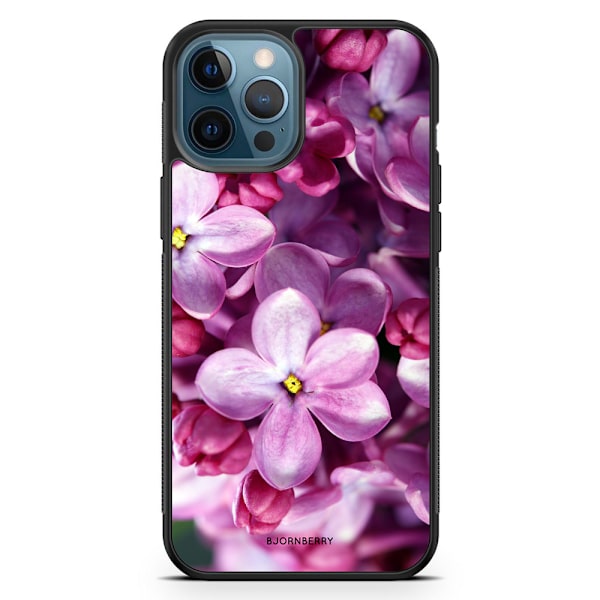 Bjornberry Hårdskal iPhone 12 Pro - Lila Vårblommor