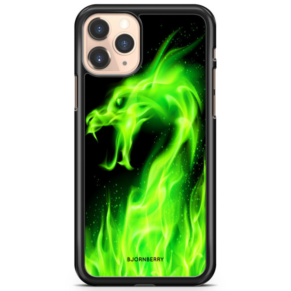 Bjornberry Hårdskal iPhone 11 Pro - Grön Flames Dragon