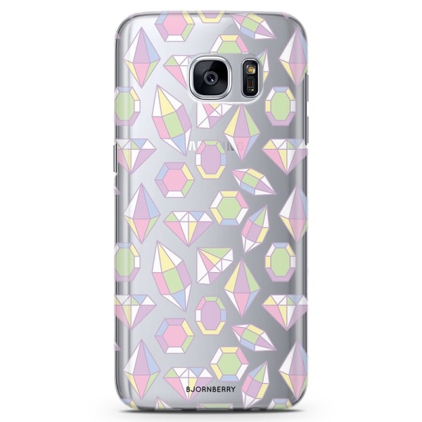 Bjornberry Samsung Galaxy S6 Edge TPU Skal -Diamanter
