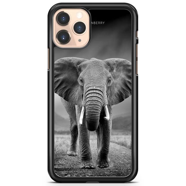 Bjornberry Hårdskal iPhone 11 Pro Max - Svart/Vit Elefant