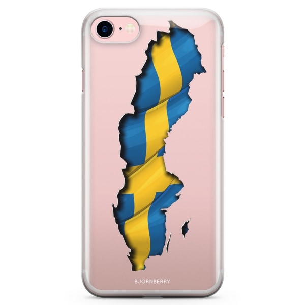 Bjornberry iPhone 7 TPU Skal - Sverige