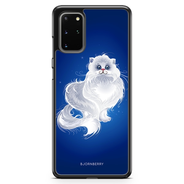 Bjornberry Skal Samsung Galaxy S20 Plus - Vit Katt