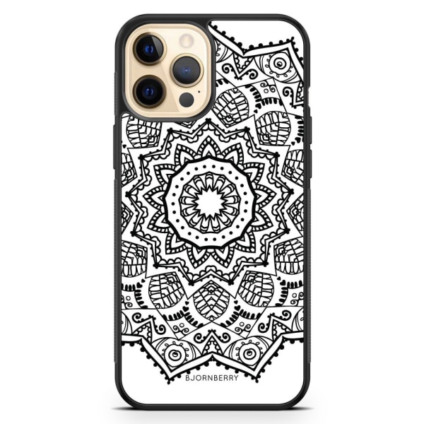 Bjornberry Hårdskal iPhone 12 Pro Max - Svart Mandala