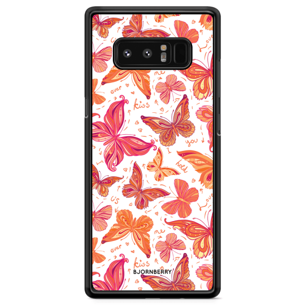 Bjornberry Skal Samsung Galaxy Note 8 - Fjärilar