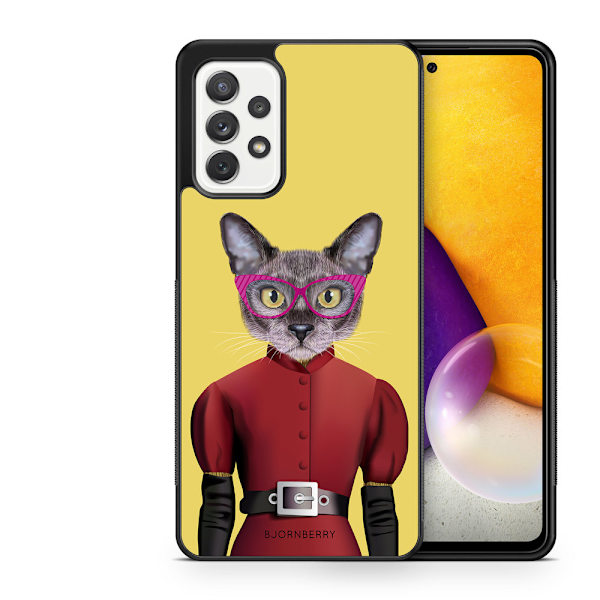 Bjornberry Skal Samsung Galaxy A52/A52s 5G -Hipster Katt