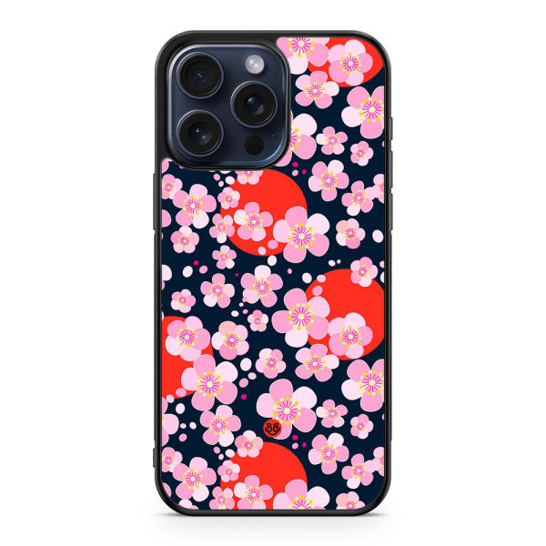Bjornberry Skal iPhone 15 Pro Max - Japan Blommor