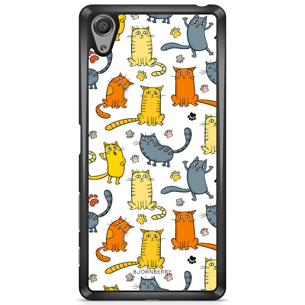 Bjornberry Skal Sony Xperia XA1 - Kattmönster