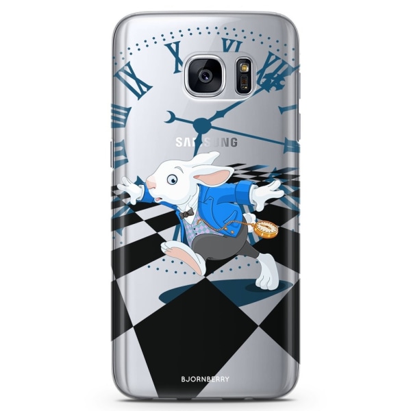 Bjornberry Samsung Galaxy S6 Edge TPU Skal -Vit Kanin