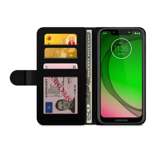 Bjornberry Fodral Motorola Moto G7 Play - Abstrakt Kamo