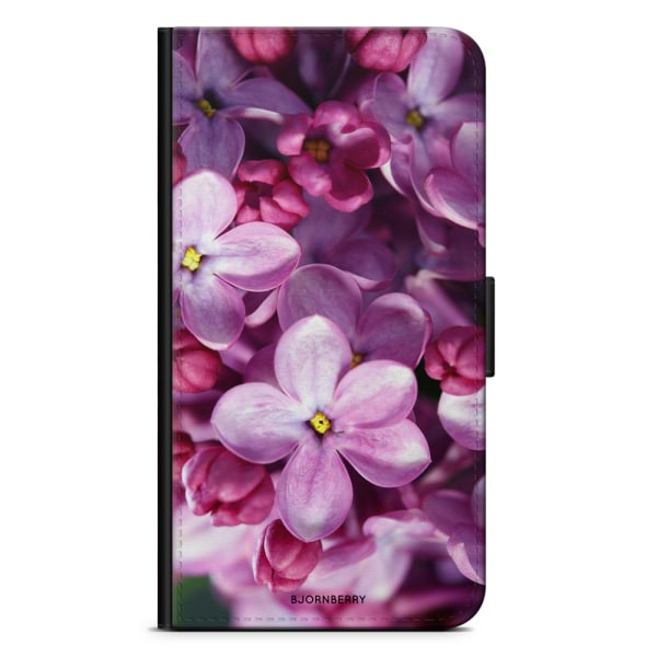 Bjornberry Plånboksfodral Huawei P30 - Lila Vårblommor