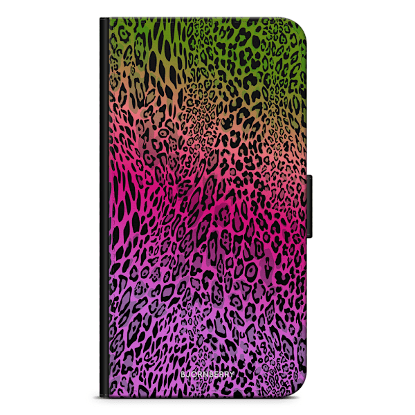 Bjornberry Plånboksfodral iPhone 13 Mini - Gradient Leopard