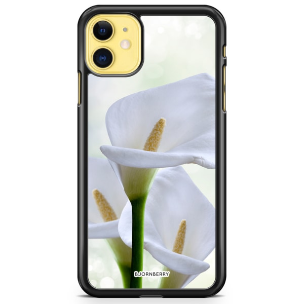 Bjornberry Hårdskal iPhone 11 - Vit Blomma