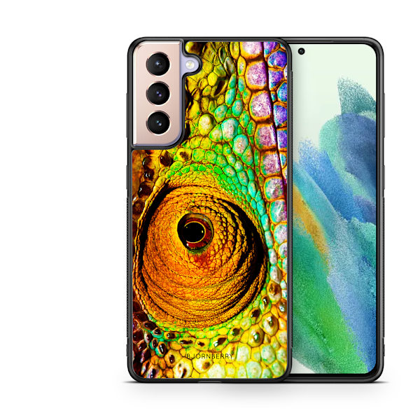 Bjornberry Skal Samsung Galaxy S21 FE 5G - Kameleont Öga