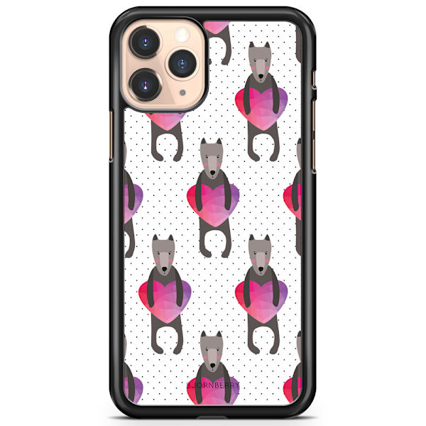 Bjornberry Hårdskal iPhone 11 Pro - Hundar & Hjärtan