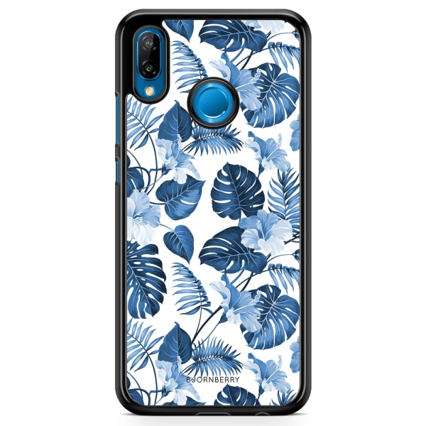 Bjornberry Skal Huawei P20 Lite - Blå Blommor