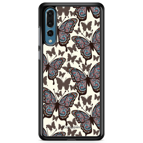 Bjornberry Skal Huawei P20 Pro - Färgglada Fjärilar