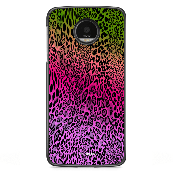 Bjornberry Skal Motorola Moto G5S Plus - Gradient Leopard