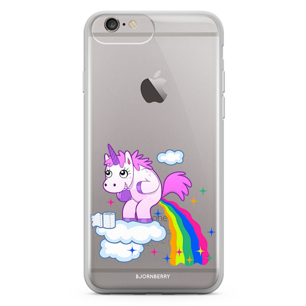 Bjornberry Skal Hybrid iPhone 6/6s Plus - Bajsande Enhörning