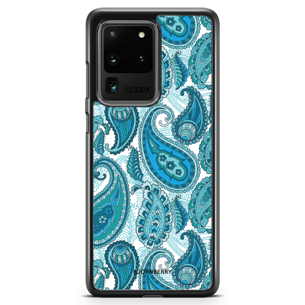 Bjornberry Skal Samsung Galaxy S20 Ultra - Blå Paisley
