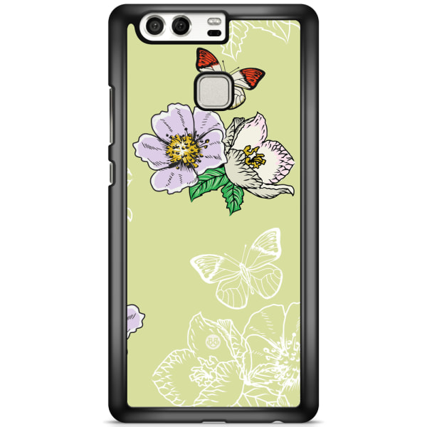 Bjornberry Skal Huawei P9 Plus - Fjärilsblomma