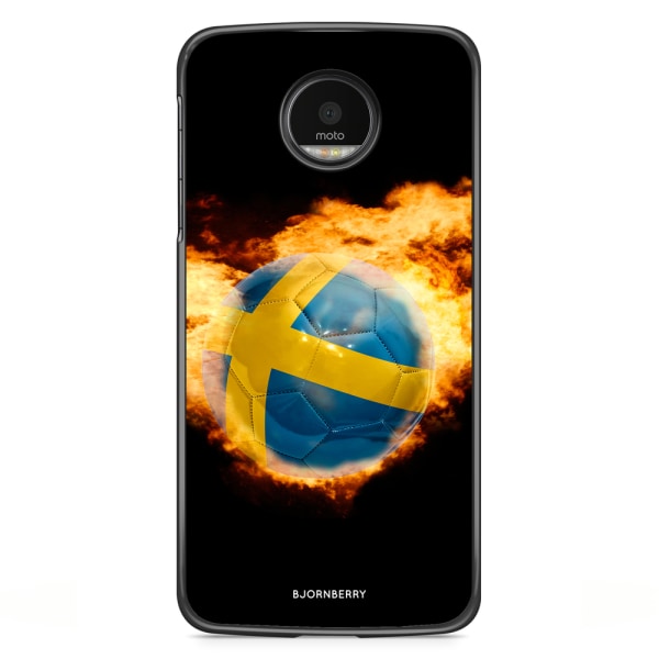 Bjornberry Skal Motorola Moto G5S Plus - Sverige Fotboll