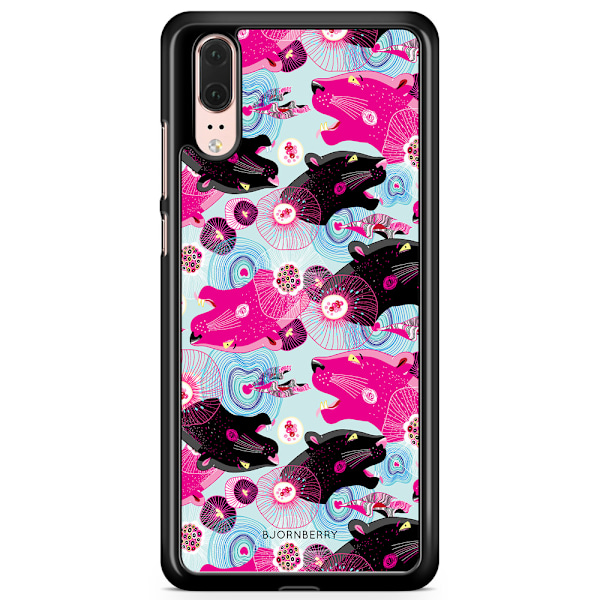 Bjornberry Skal Huawei P20 - Panter Mönster