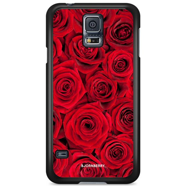 Bjornberry Skal Samsung Galaxy S5/S5 NEO - Röda Rosor
