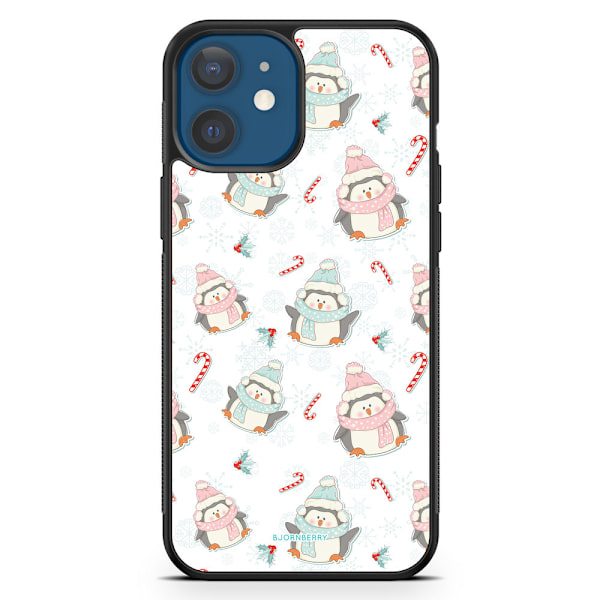 Bjornberry Hårdskal iPhone 12 Mini - Pingviner Jul