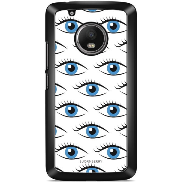 Bjornberry Skal Moto G5 Plus - Blå Ögon