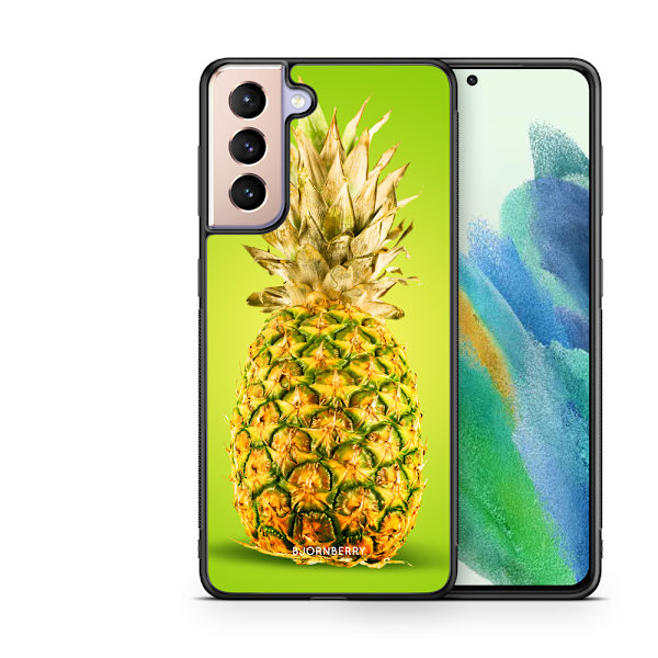 Bjornberry Skal Samsung Galaxy S21 FE 5G - Grön Ananas