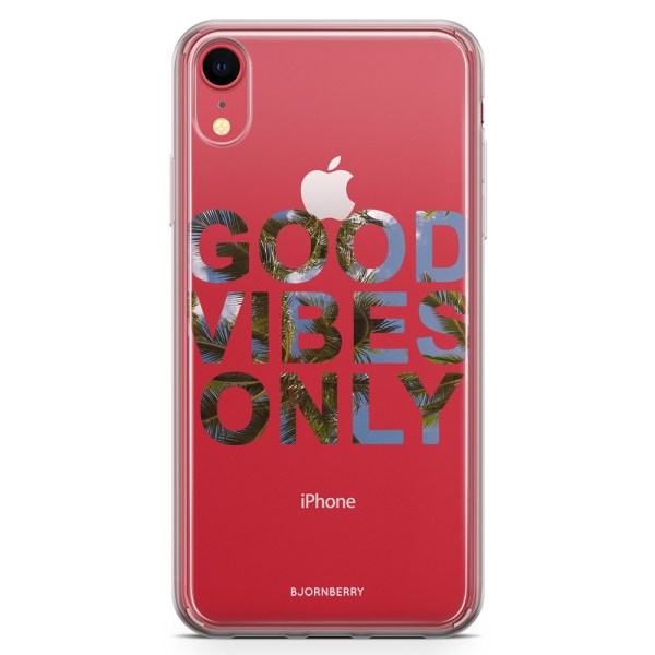 Bjornberry Hybrid Skal iPhone XR  - Good vibes only