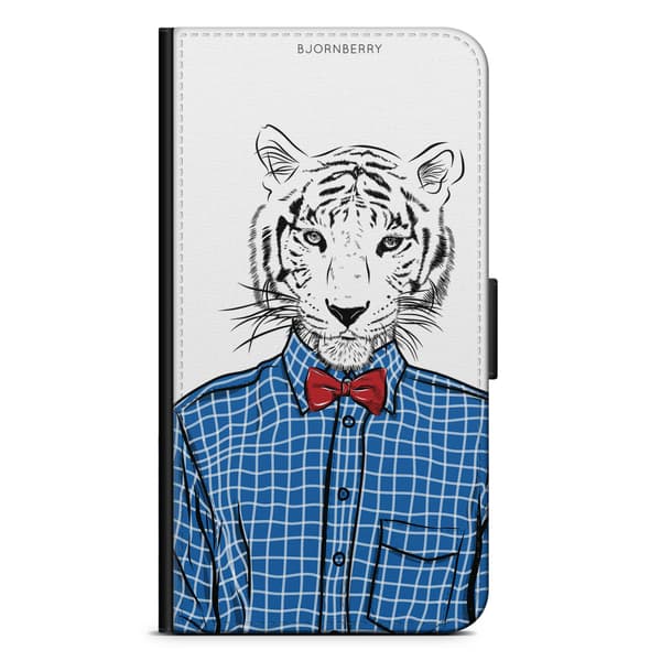 Bjornberry Plånboksfodral iPhone 12 Pro - Hipster Tiger