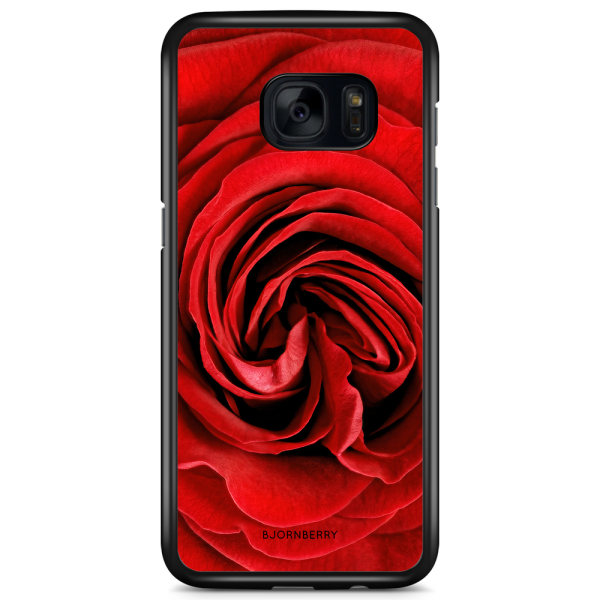 Bjornberry Skal Samsung Galaxy S7 Edge - Röd Ros
