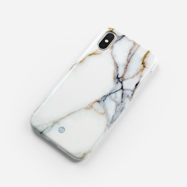 Bjornberry iPhone X / XS Premium Skal - Golden Marble