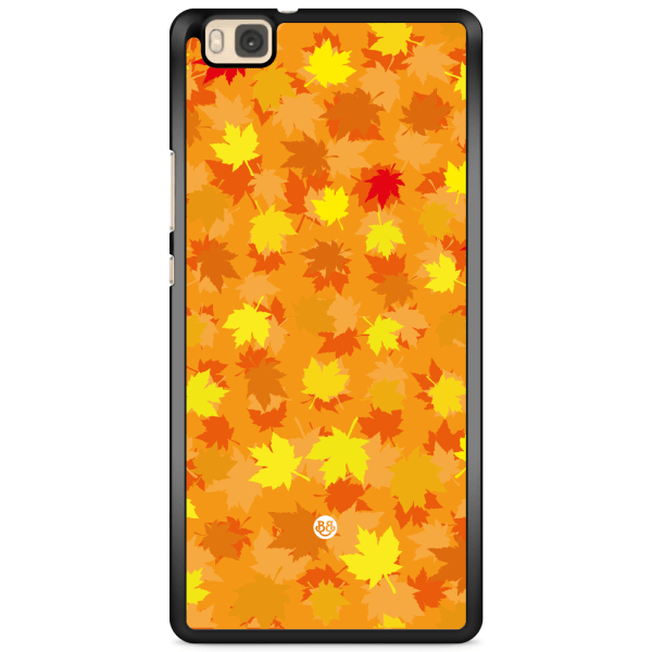 Bjornberry Skal Huawei P8 Lite - Orange/Röda Löv