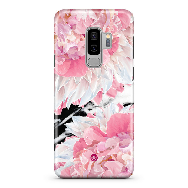 Bjornberry Samsung Galaxy S9+ LYX Skal - Dahlia Marble Dark