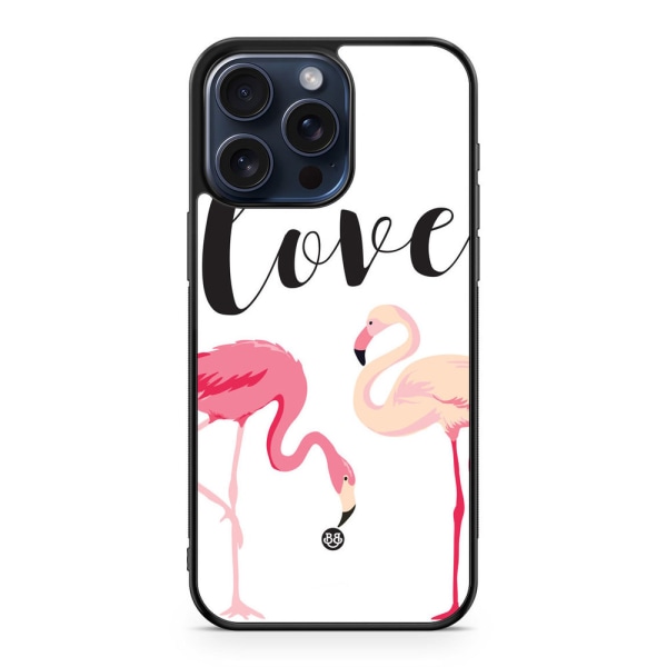 Bjornberry Skal iPhone 15 Pro Max - Love Flamingo
