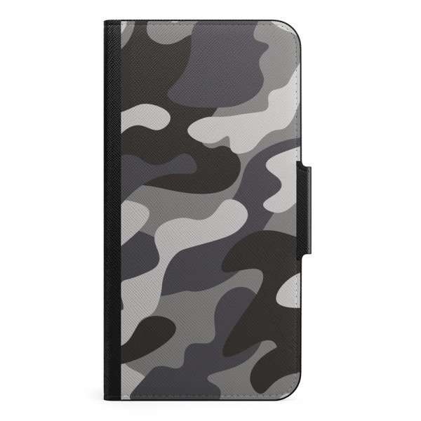 Naive iPhone 13 Mini Plånboksfodral - Grey Camo