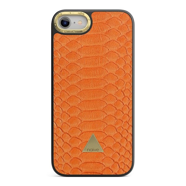 Naive iPhone SE (2020) Skal - Orange Snake