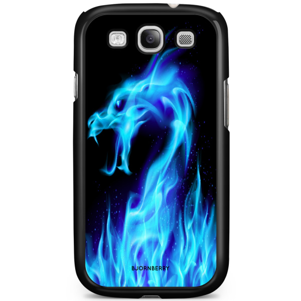 Bjornberry Skal Samsung Galaxy S3 Mini - Blå Flames Dragon