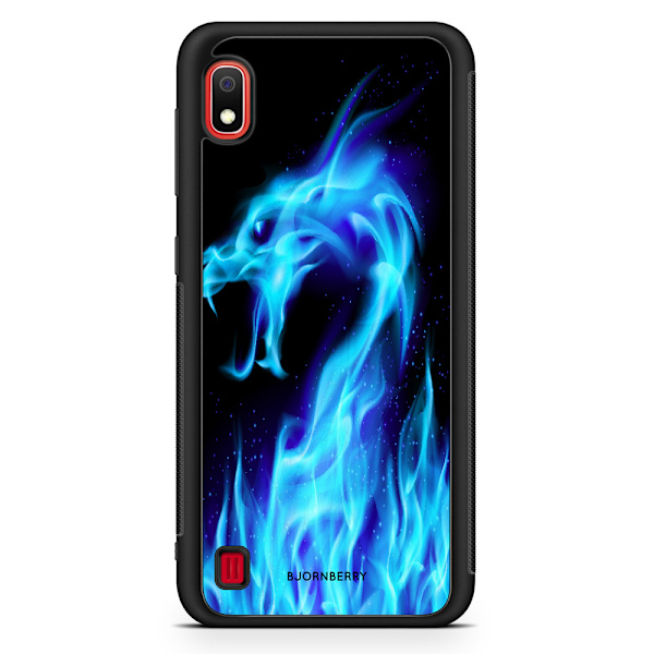 Bjornberry Skal Samsung Galaxy A10 - Blå Flames Dragon