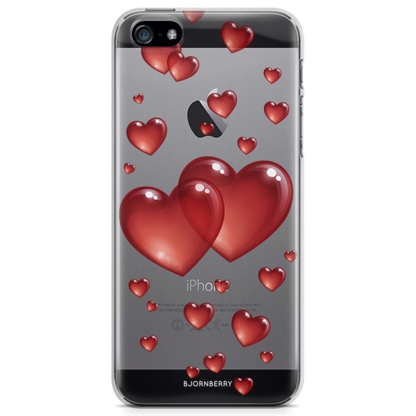 Bjornberry iPhone 5/5S/SE TPU Skal - Hjärtan