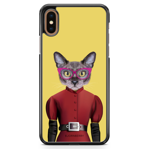 Bjornberry Skal iPhone XS Max - Hipster Katt