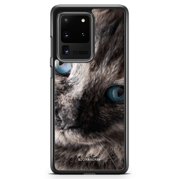 Bjornberry Skal Samsung Galaxy S20 Ultra - Katt Blå Ögon