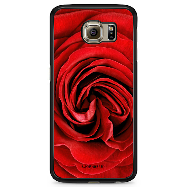 Bjornberry Skal Samsung Galaxy S6 Edge - Röd Ros